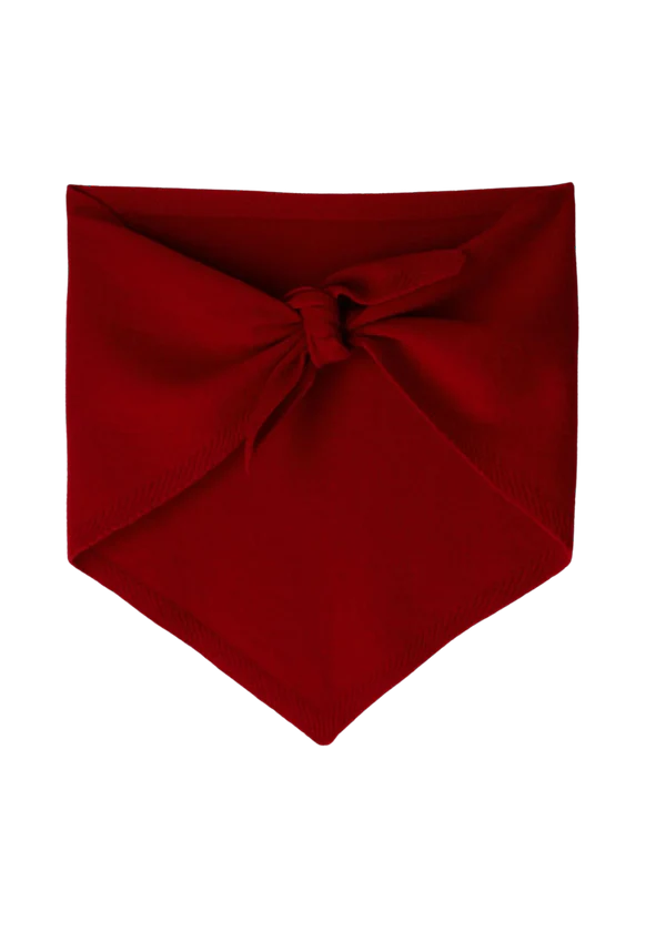 BONNIE STUDIOS WOOL SCARF RED