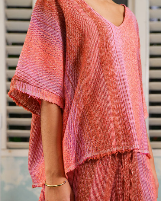 SEA ME HAPPY VENEDA SHORT STRIPED SUNDOWN - S. LABELS