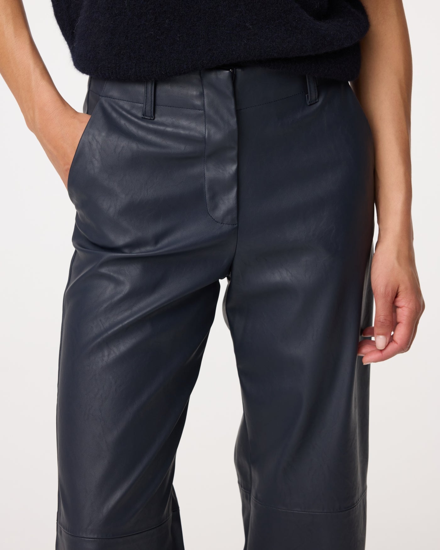 KNIT-TED NAOMI PANTS NIGHT BLUE