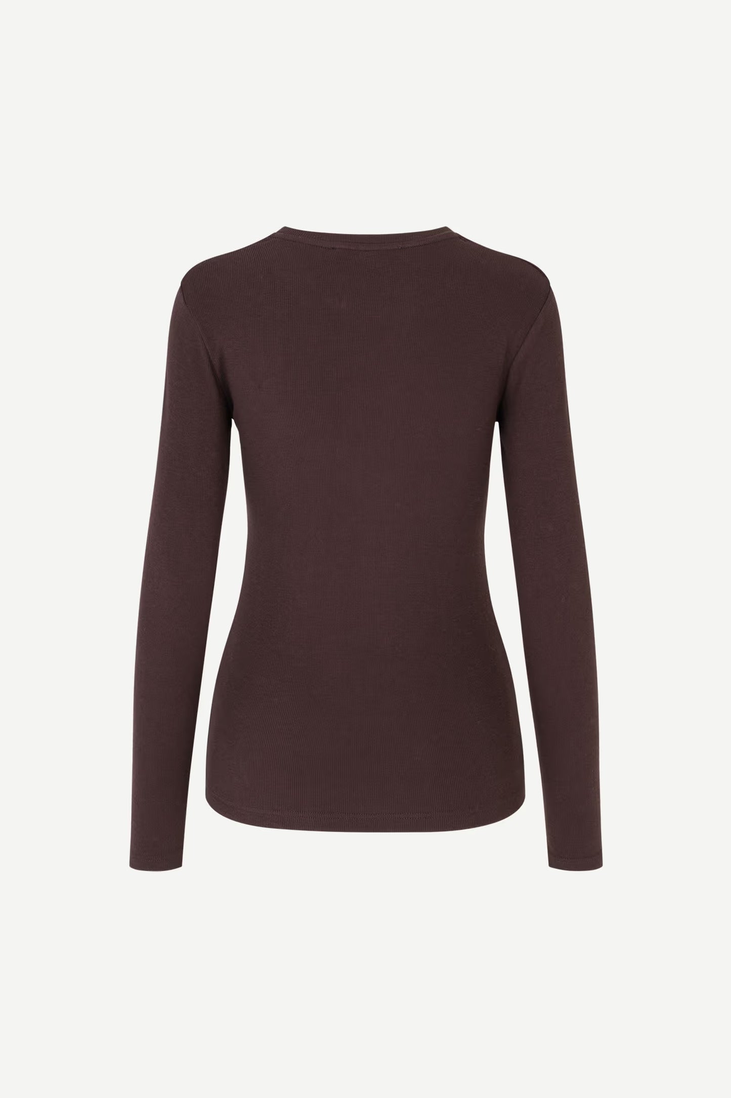 SAMSOE ALEXA LONG SLEEVE TEE BROWN
