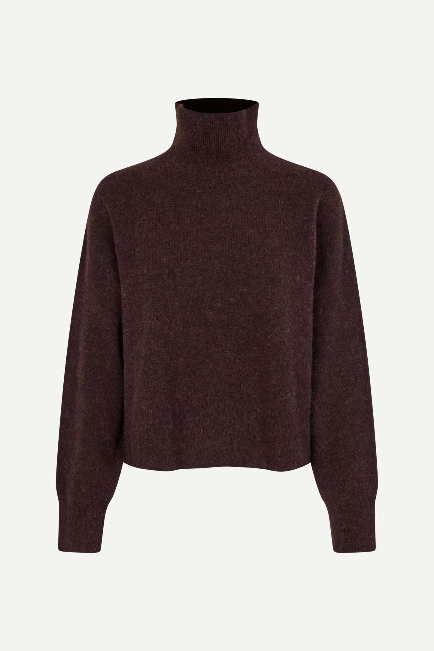 SAMSOE NOLA TURTLENECK BLACK COFFEE