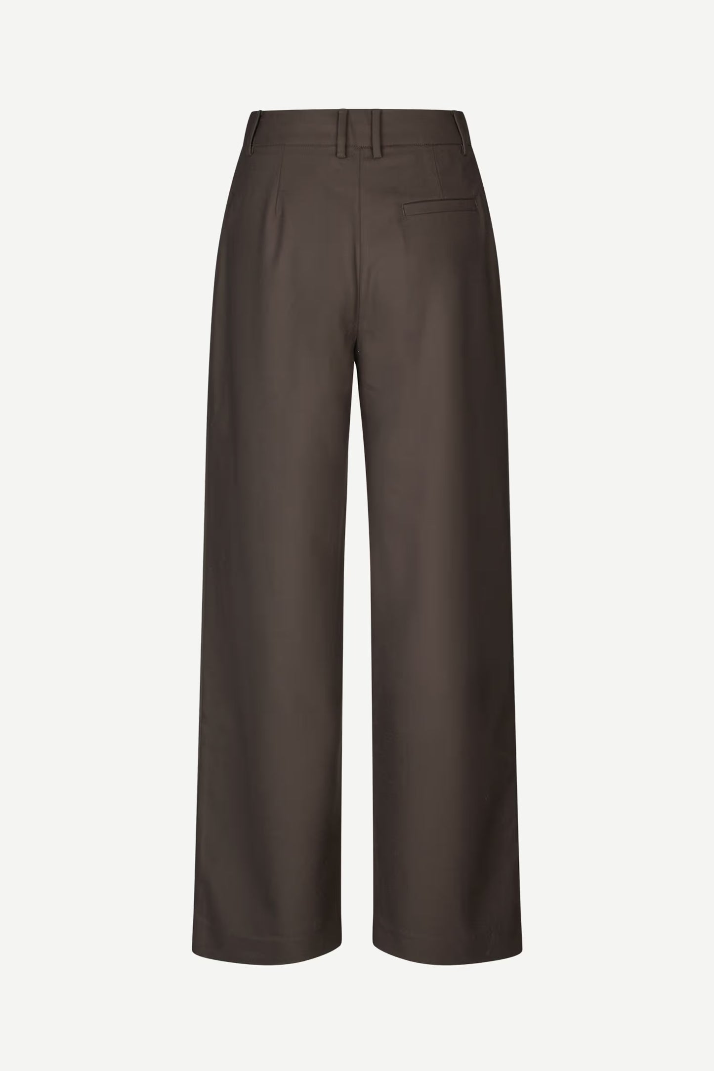 SAMSOE SAAGNETA TROUSERS BLACK COFFEE
