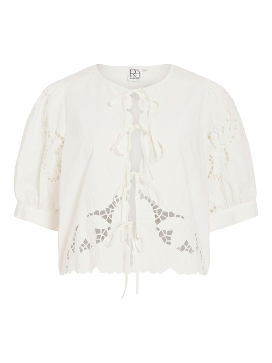 ROUGE EDIT TIE-FRONT BLOUSE