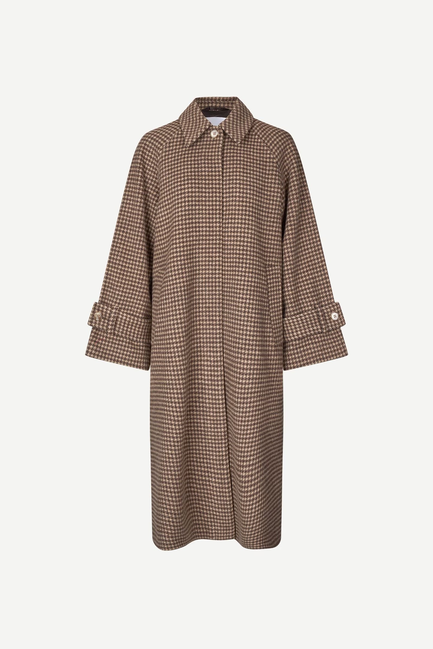 SAMSOE ALMA COAT CHECK