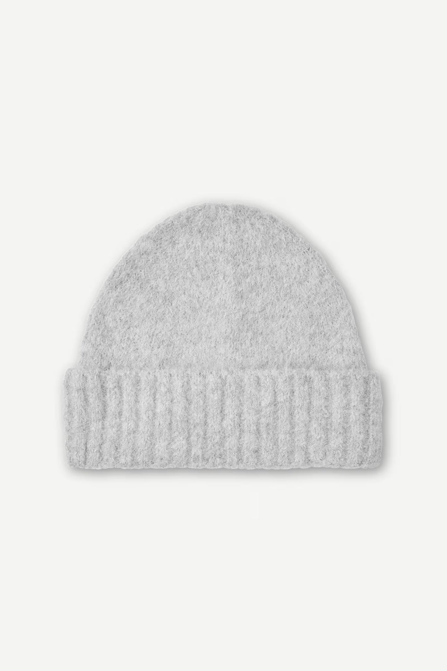 SAMSOE SAJEANNE BEANIE LIGHT GREY