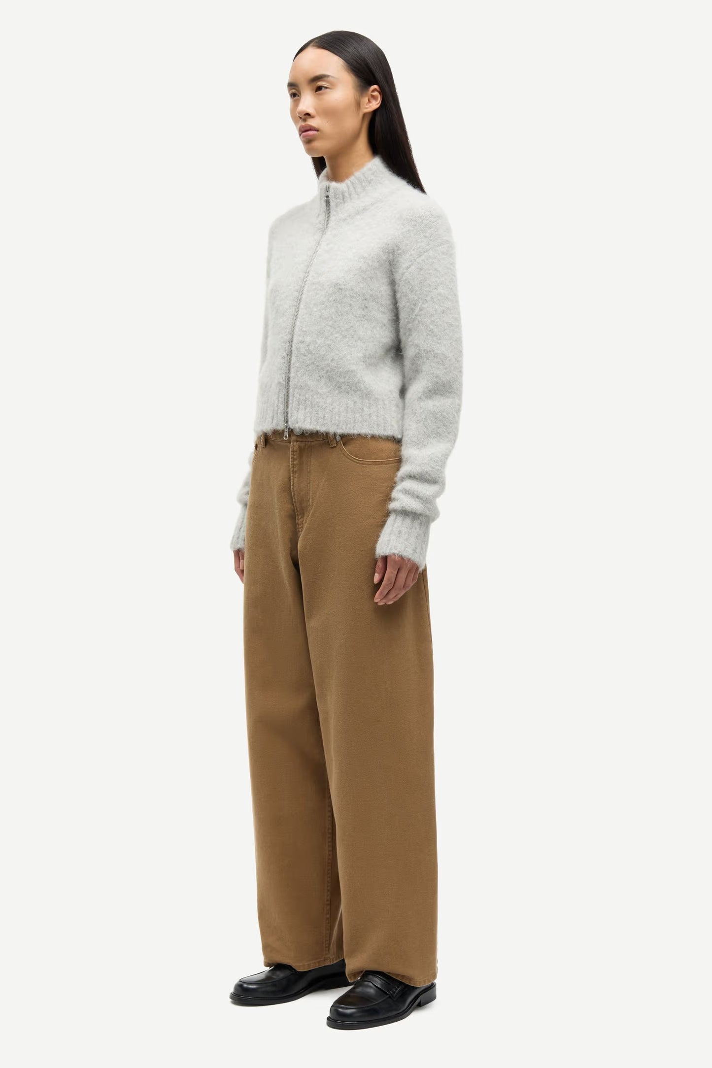 SAMSOE SAJEANNE CARDIGAN GREY