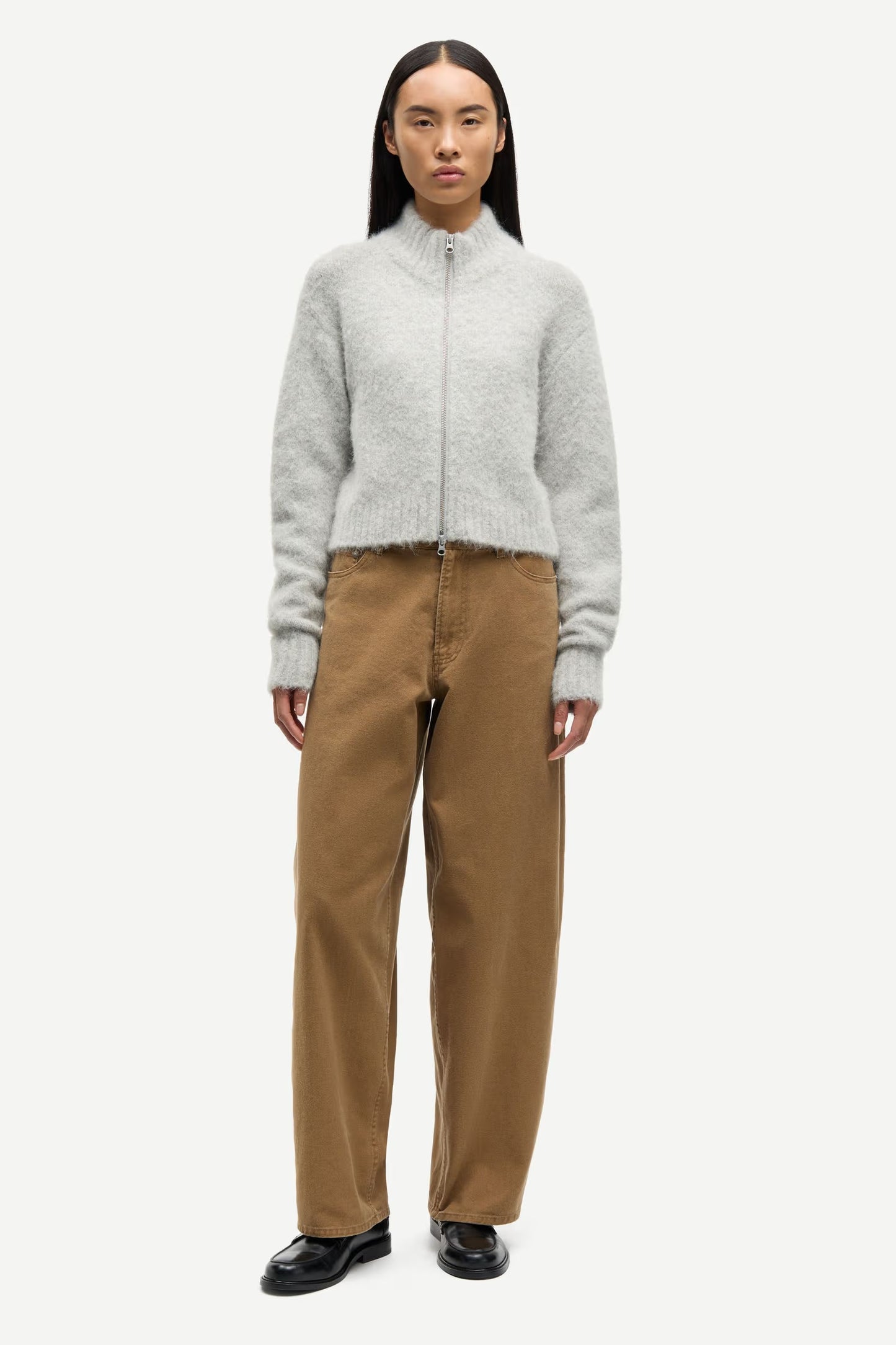 SAMSOE SAJEANNE CARDIGAN GREY