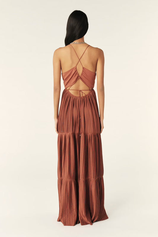 BA&SH MAXI JURK WASTA BLUSH - S. LABELS