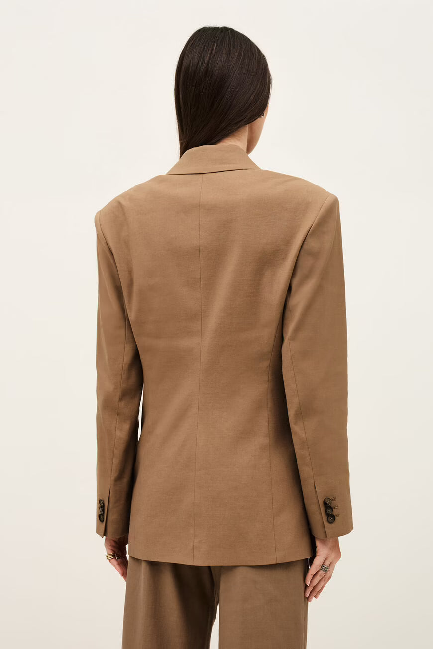 BA&SH BLAZER CLAY BROWN