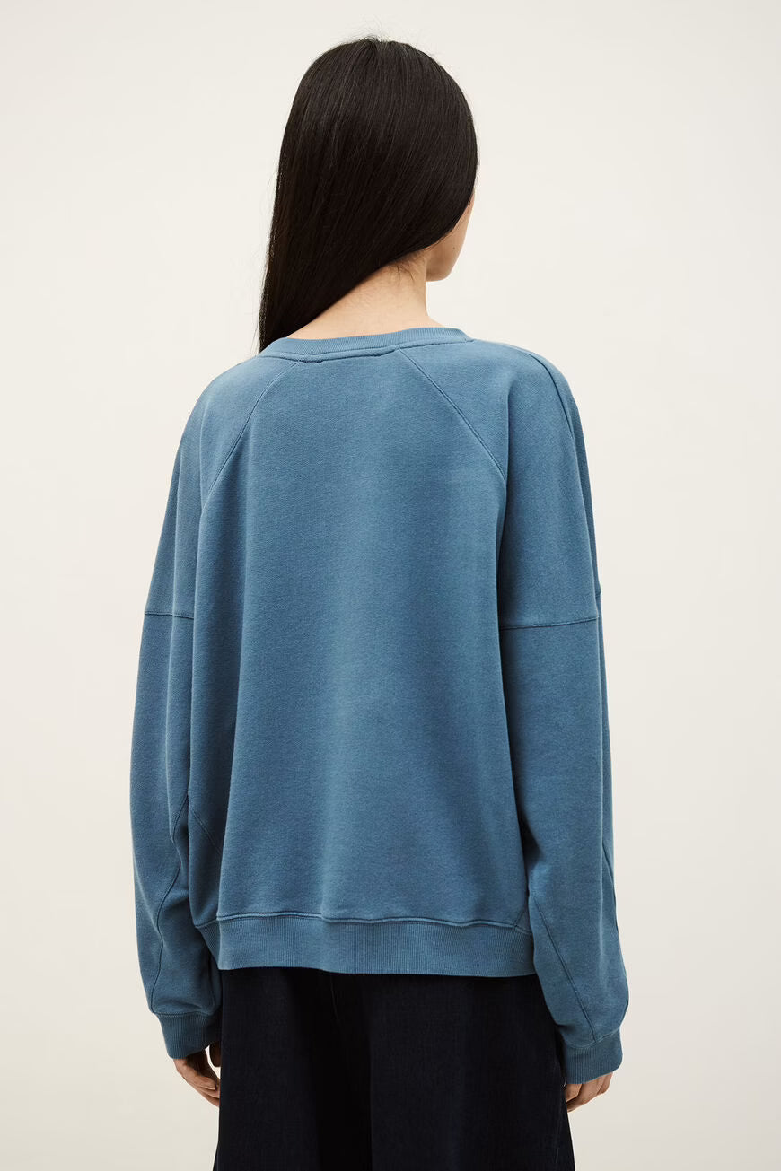 BA&SH MAIA SWEATSHIRT BLAUW - S. LABELS