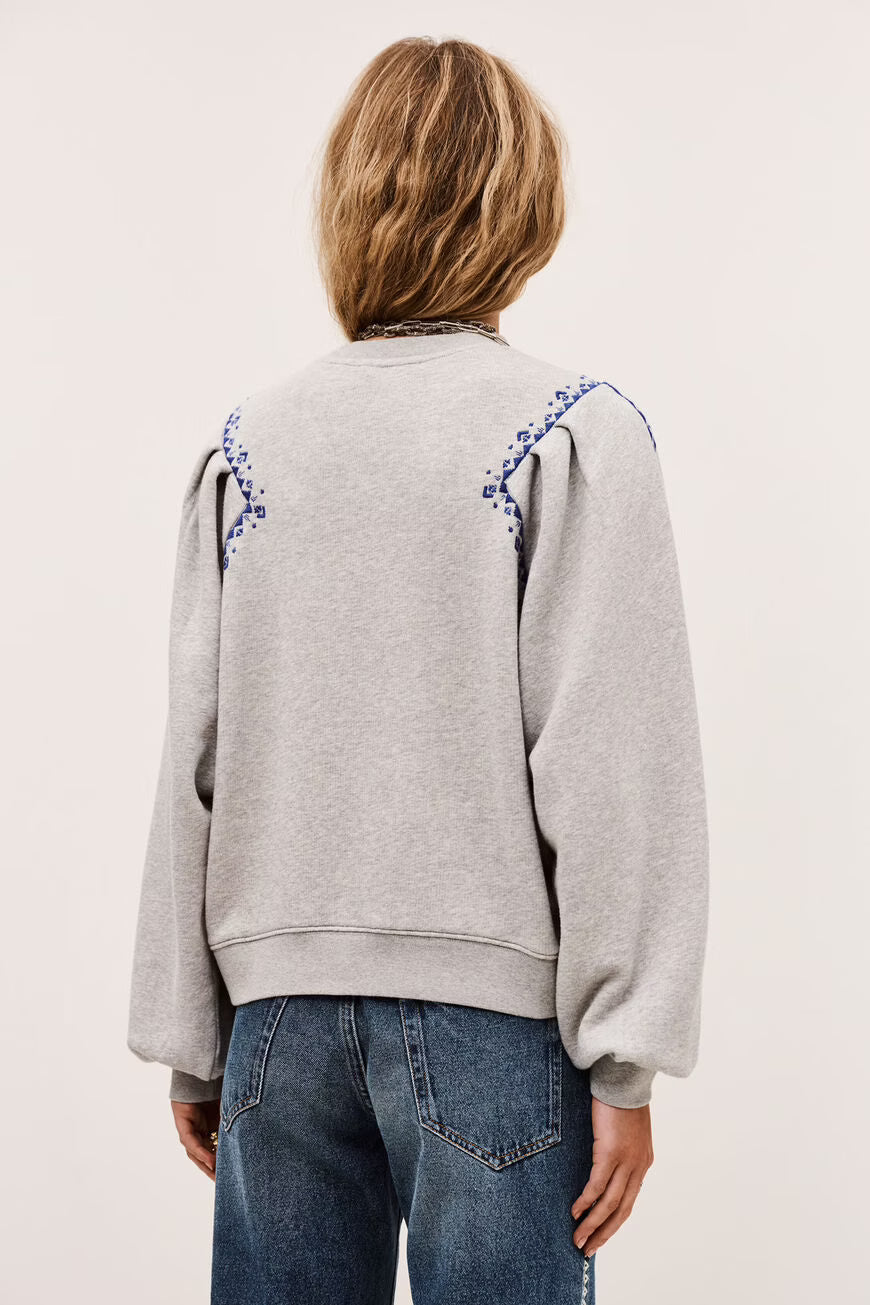 BA&SH MESTA SWEATER GRIJS - S. LABELS