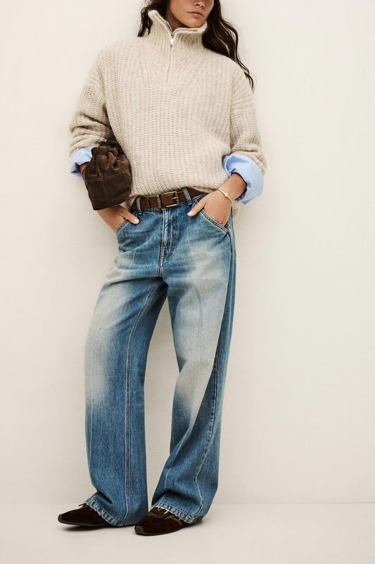 BA&SH BELTANE KNIT CREME
