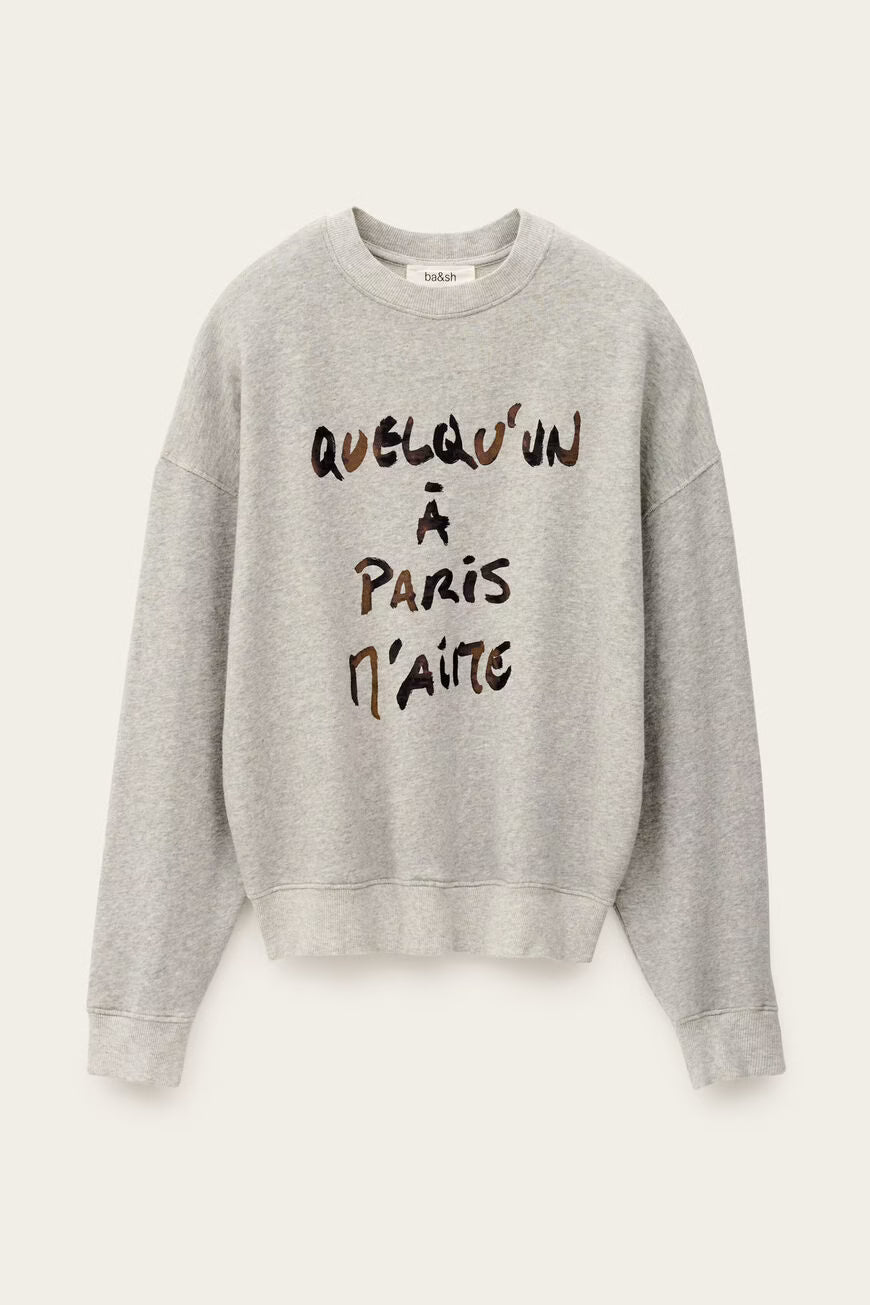 BA&SH SWEATSHIRT BRUCE GRIJSMELEE