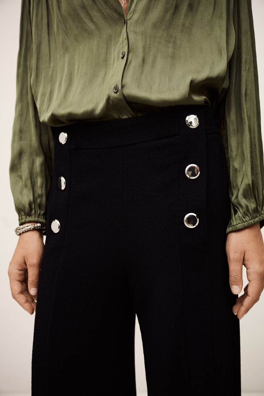 BA&SH FALCON PANTALON MARINE