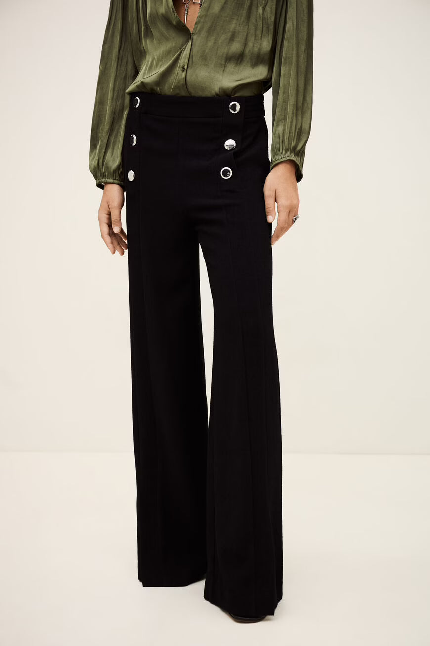 BA&SH FALCON PANTALON MARINE