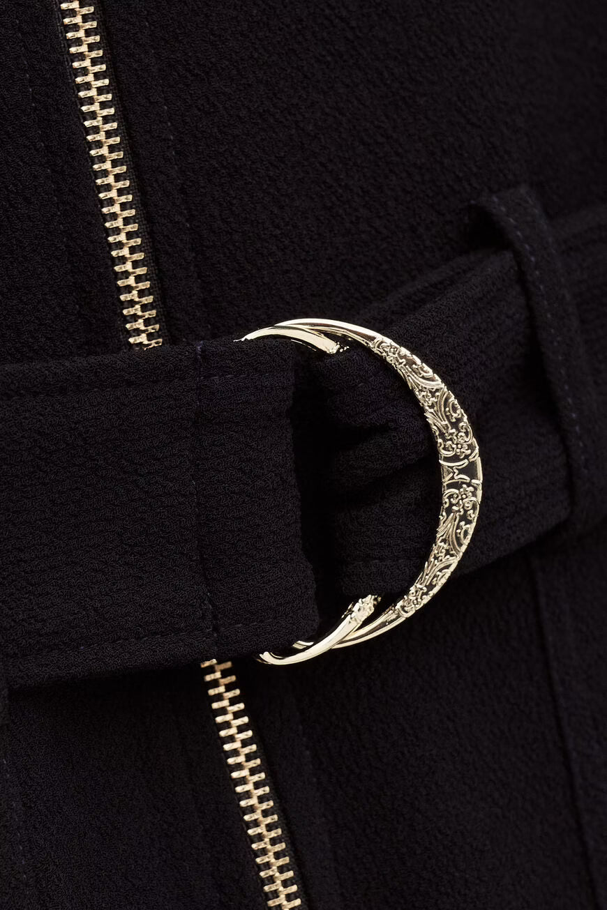 BA&SH JUMPSUIT FLEUR MARINE