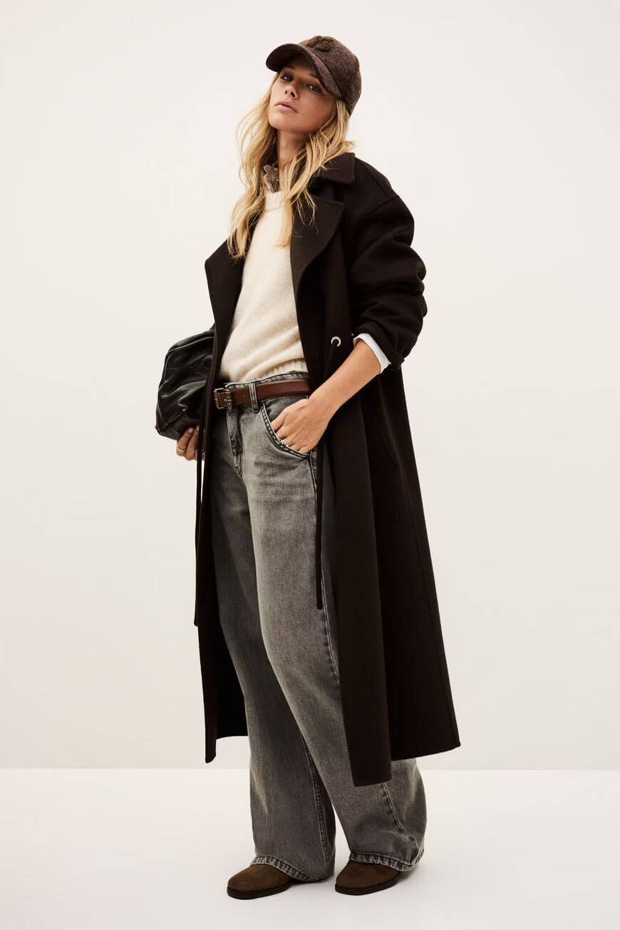 BA&SH WOLLEN MANTEL KATE BRUIN