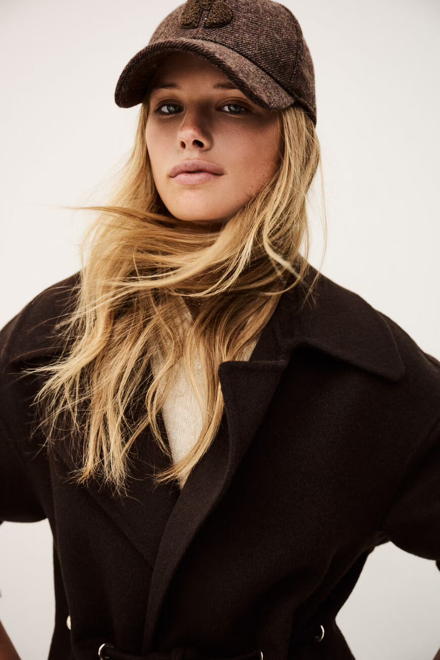 BA&SH WOLLEN MANTEL KATE BRUIN