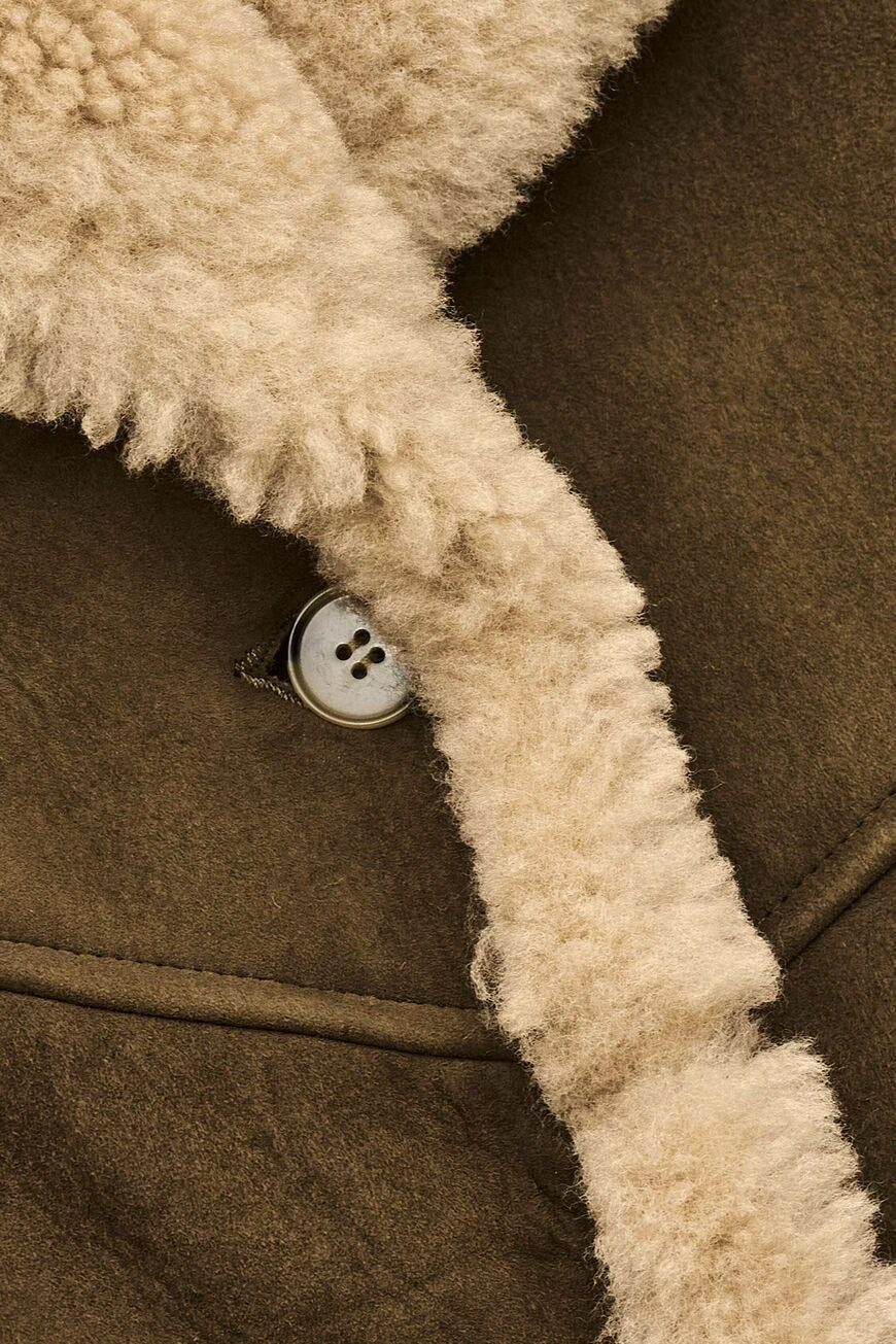 BA&SH MAGGY COAT BROWN