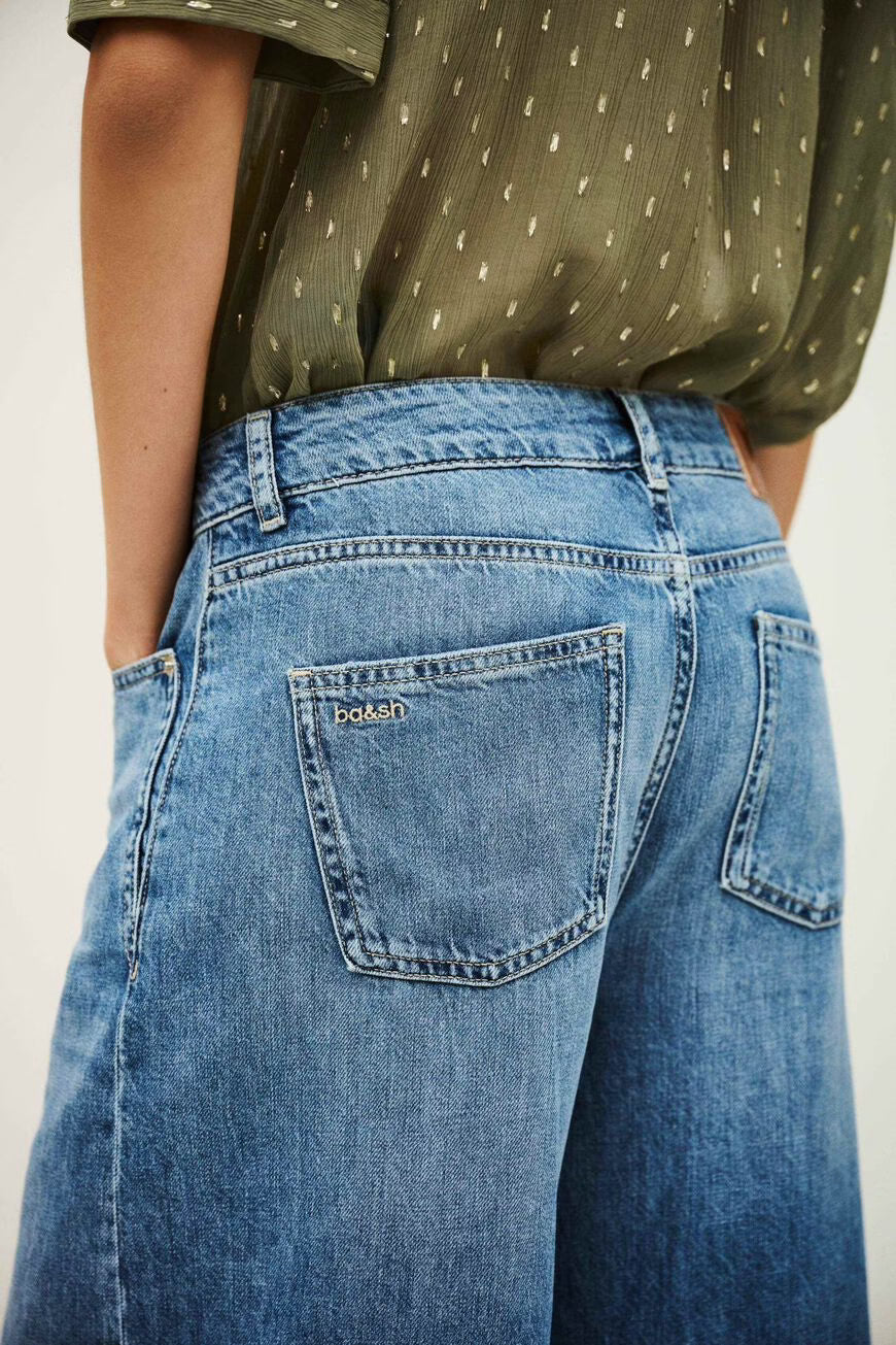 BA&SH MUSIC DENIM FLARED
