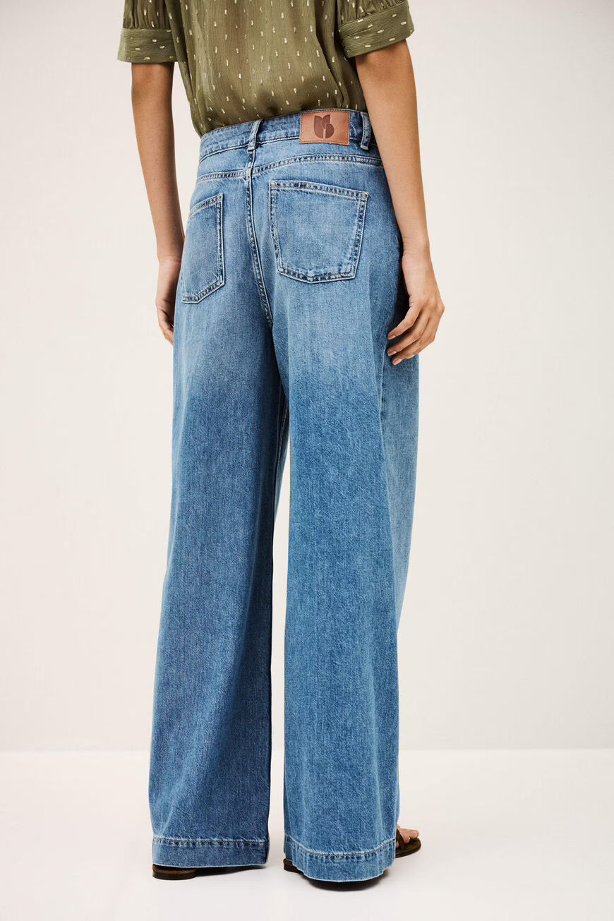 BA&SH MUSIC DENIM FLARED