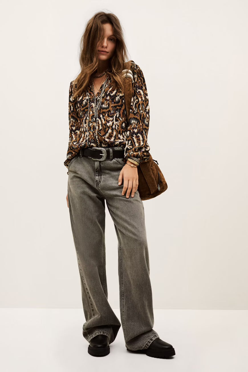 BA&SH ONADA BLOUSE ECRU