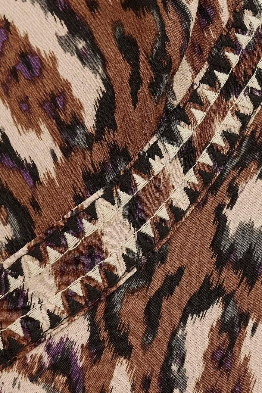 BA&SH ONOA MAXI JURK BRUIN