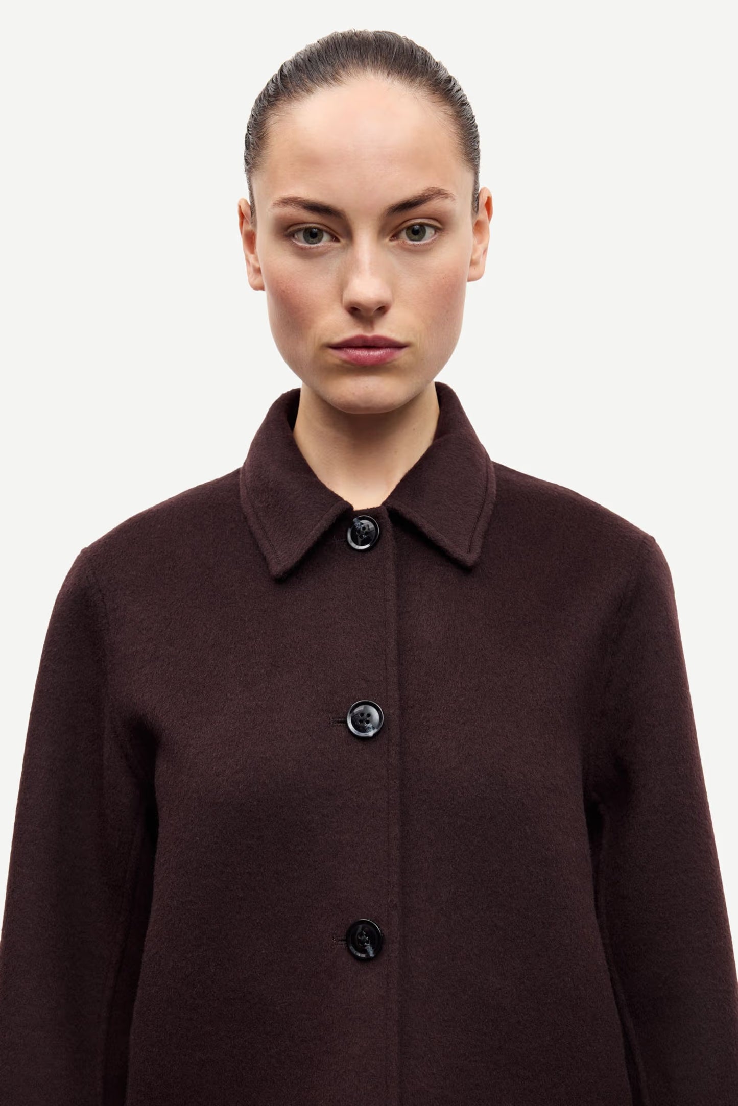 SAMSOE SAHOLLY JACKET BLACK COFFEE