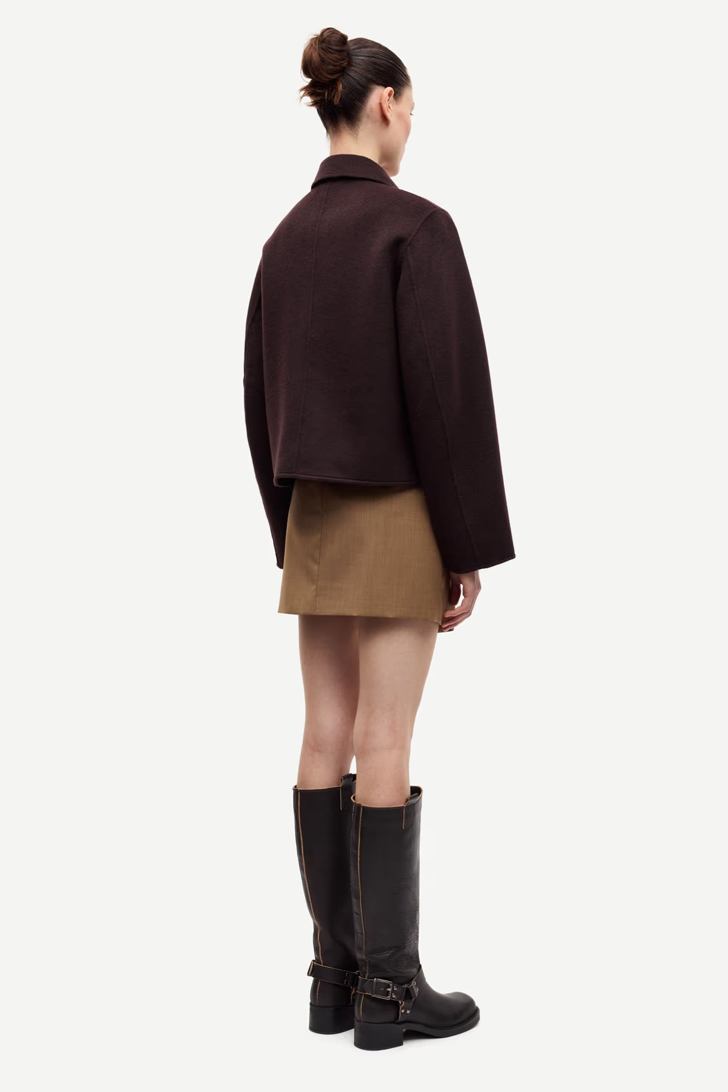SAMSOE SAHOLLY JACKET BLACK COFFEE