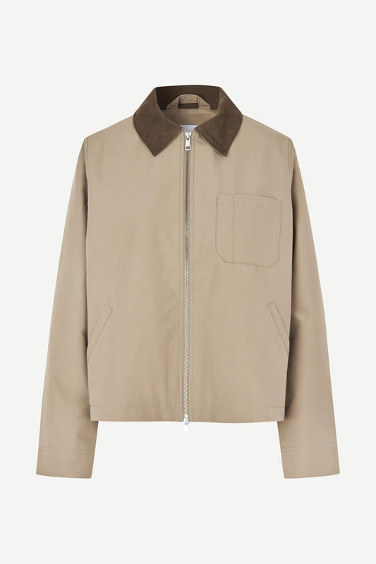 SAMSOE SAROBINSON JACKET GREIGE - S. LABELS