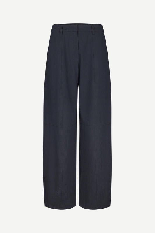 SAMSOE SABIANCA TROUSERS BLAUW