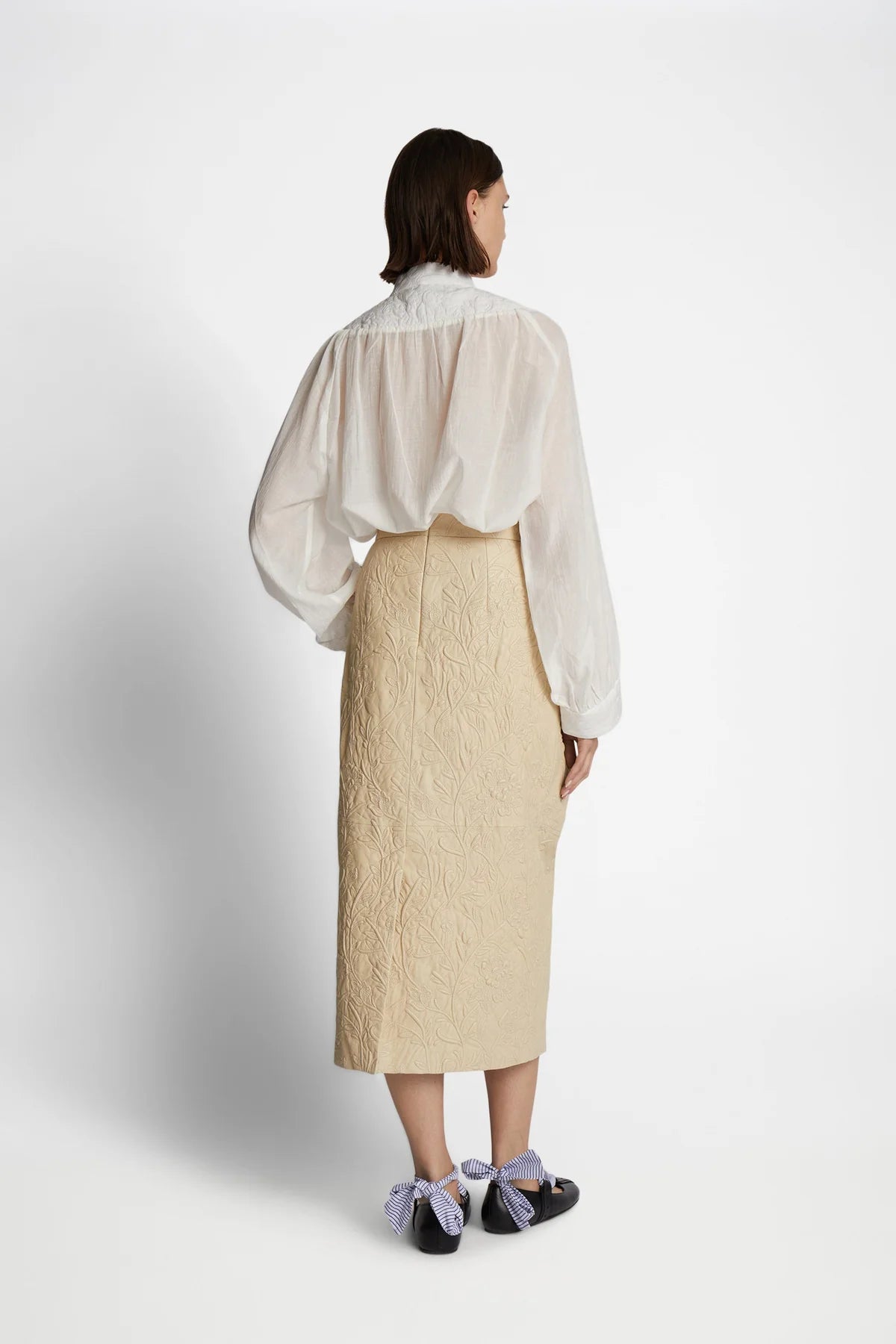 MUNTHE FRANTZ BLOUSE IVORY - S. LABELS