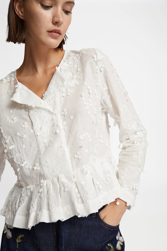 MUNTHE FRIDOLINE TOP IVORY - S. LABELS