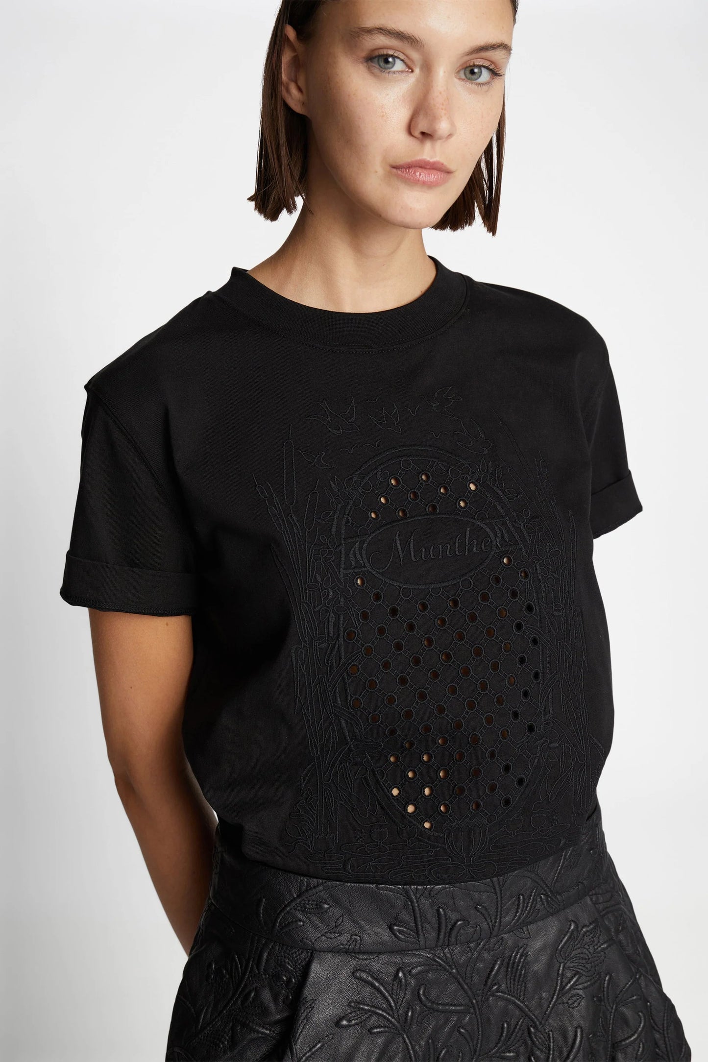 MUNTHE FENELLA TEE BLACK