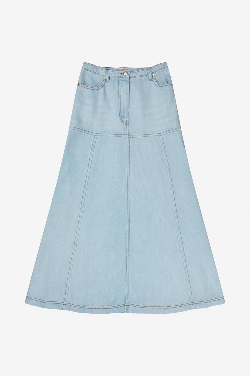 MUNTHE TUXYA SKIRT LIGHT BLUE DENIM - S. LABELS
