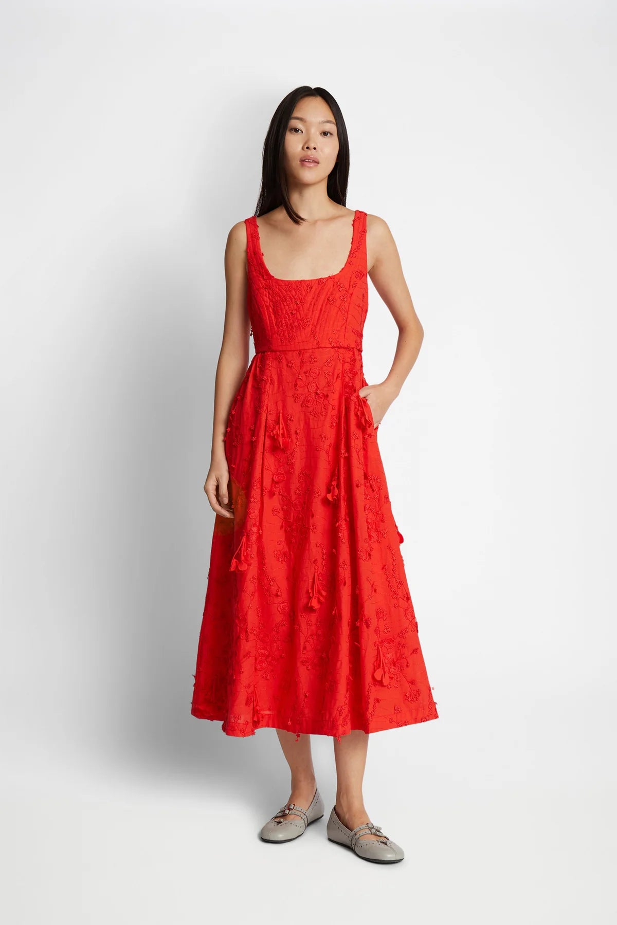 MUNTHE FRONIA JURK RED - S. LABELS