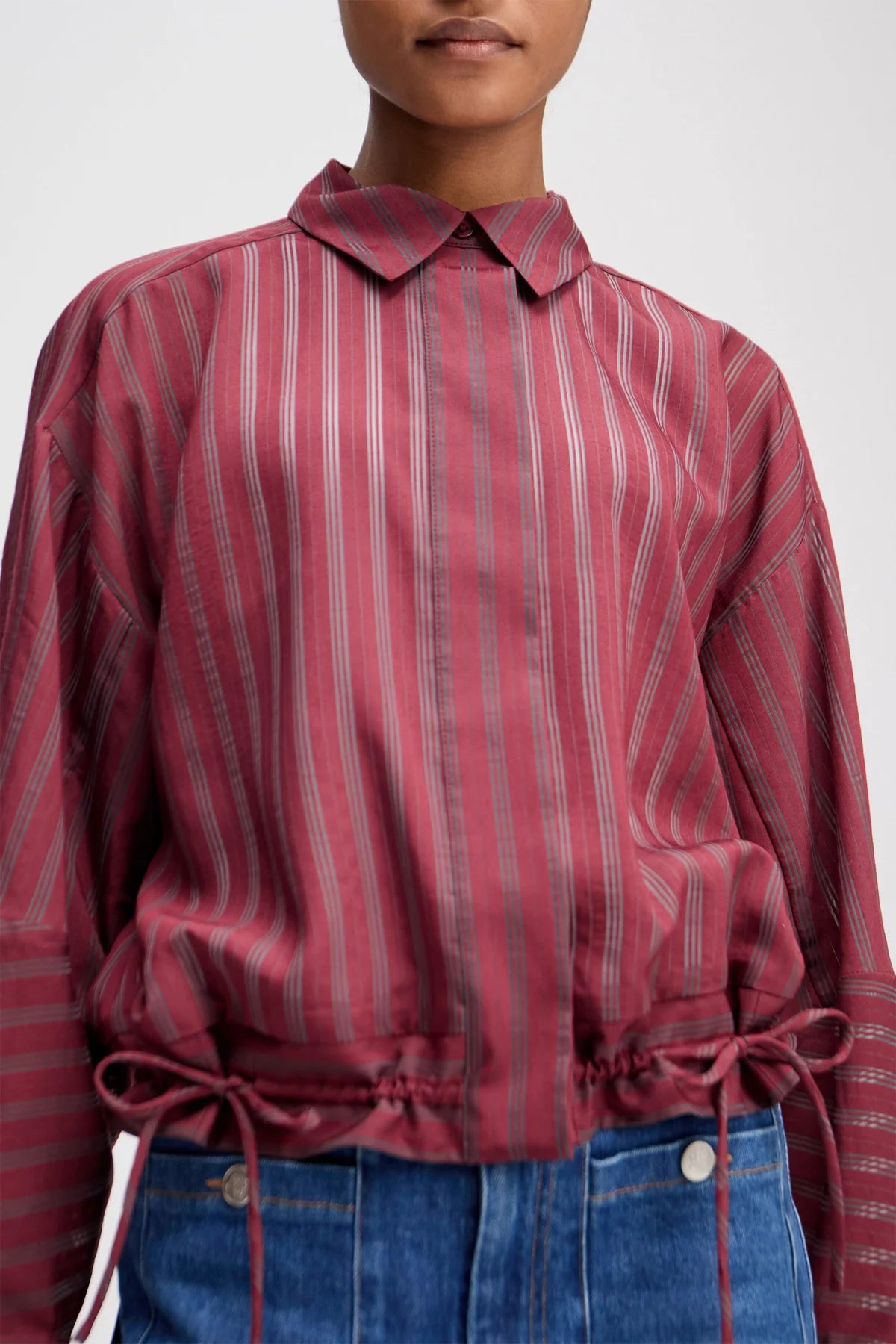 MUNTHE LOASTA BLOUSE BORDEAUX