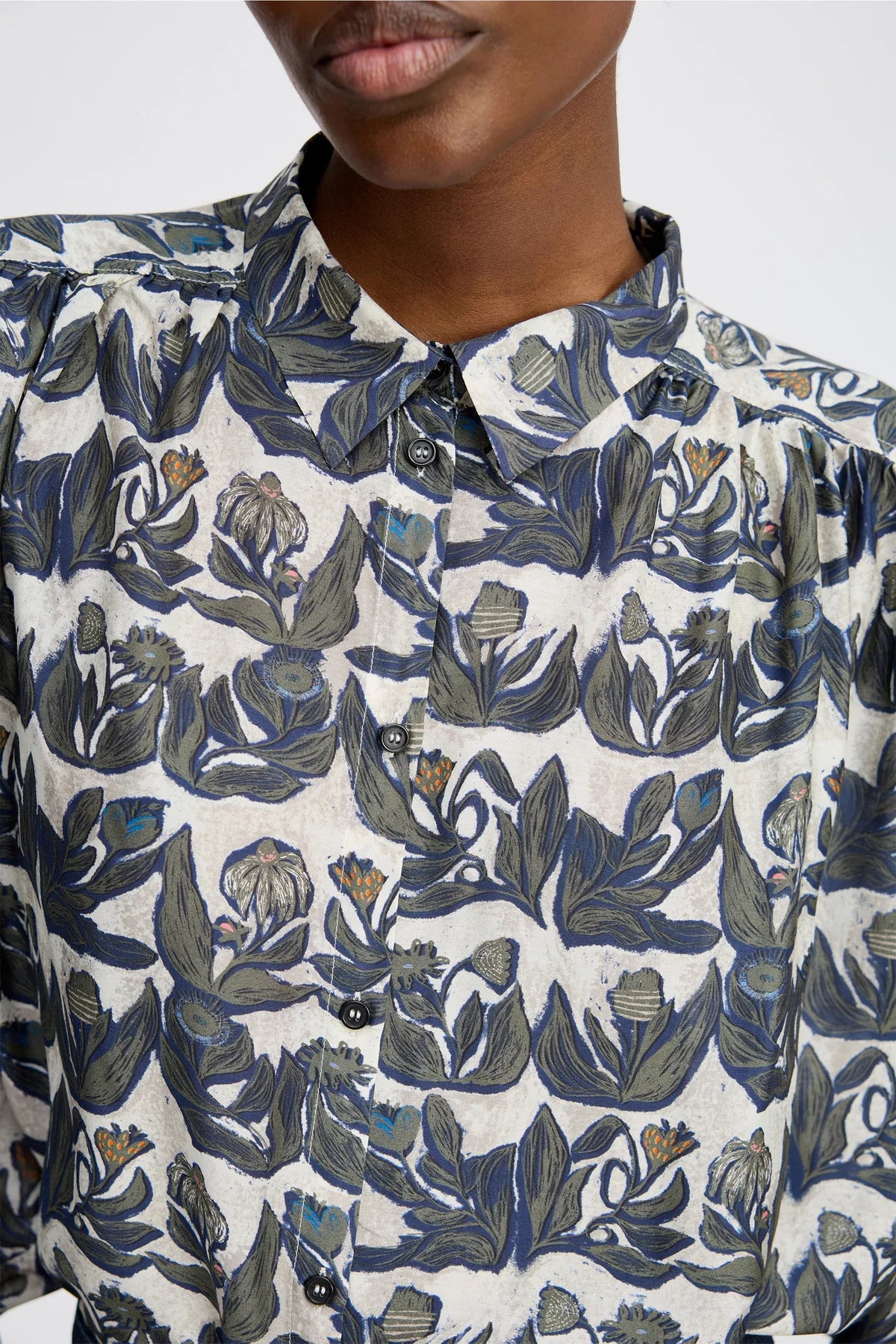 MUNTHE LYNX BLOUSE PRINT