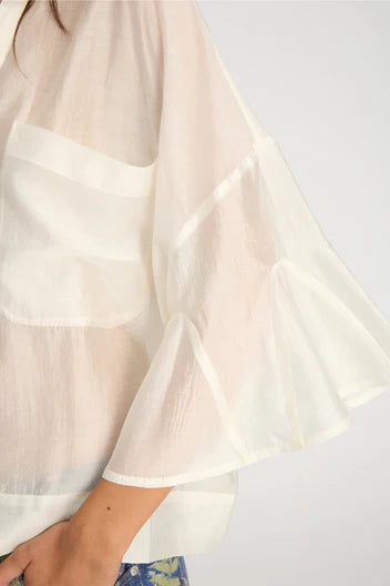 MUNTHE BIRKSON BLOUSE IVORY - S. LABELS
