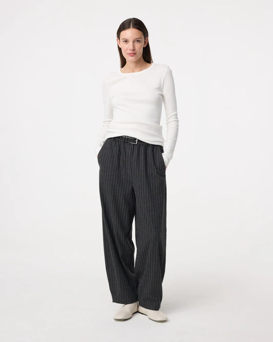KNIT-TED KALEY TOP OFF-WHITE