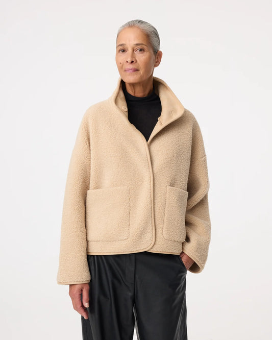 KNIT-TED JILL REVERSIBLE JACKET SAND