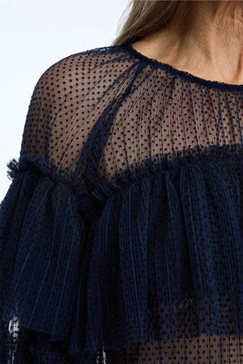 MUNTHE NARIA TOP NAVY - S. LABELS