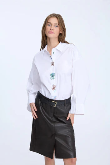 MUNTHE NILBERTO BLOUSE WIT - S. LABELS