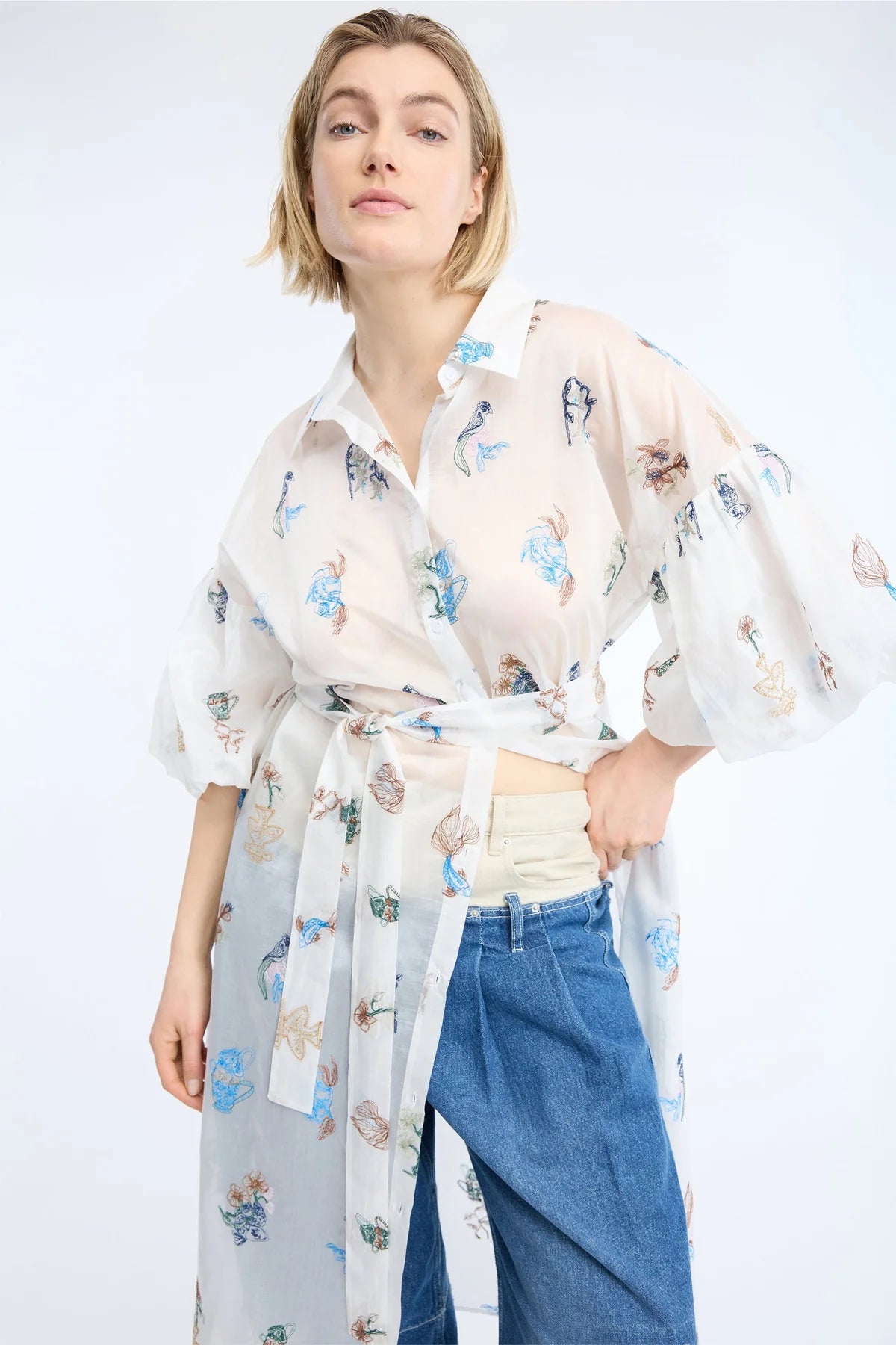 MUNTHE NALMETTO JURK IVORY - S. LABELS