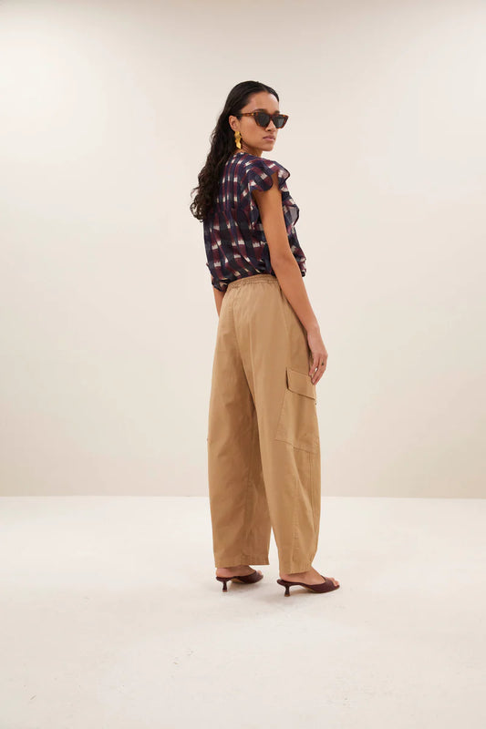 BY BAR MATCHA CARGO PANTS CAMEL