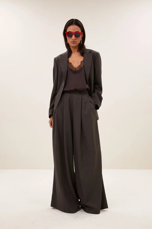 BY BAR MIKKEL BLAZER DARK BROWN - S. LABELS