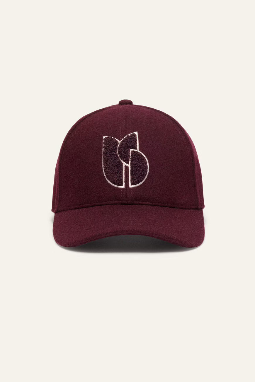 BA&SH CAP HUGO BORDEAUX