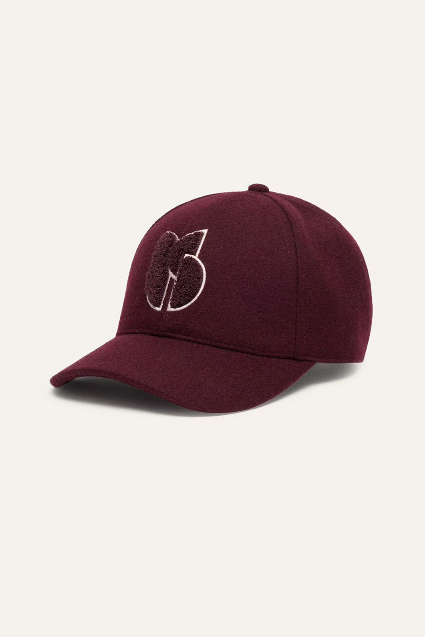 BA&SH CAP HUGO BORDEAUX