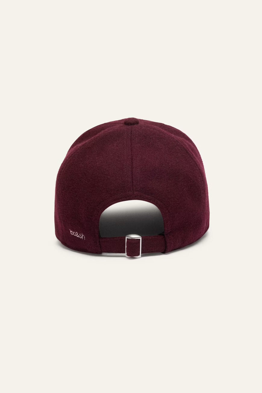 BA&SH CAP HUGO BORDEAUX