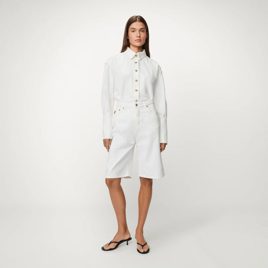 LOIS CAMILLE SHORT WHITE - S. LABELS